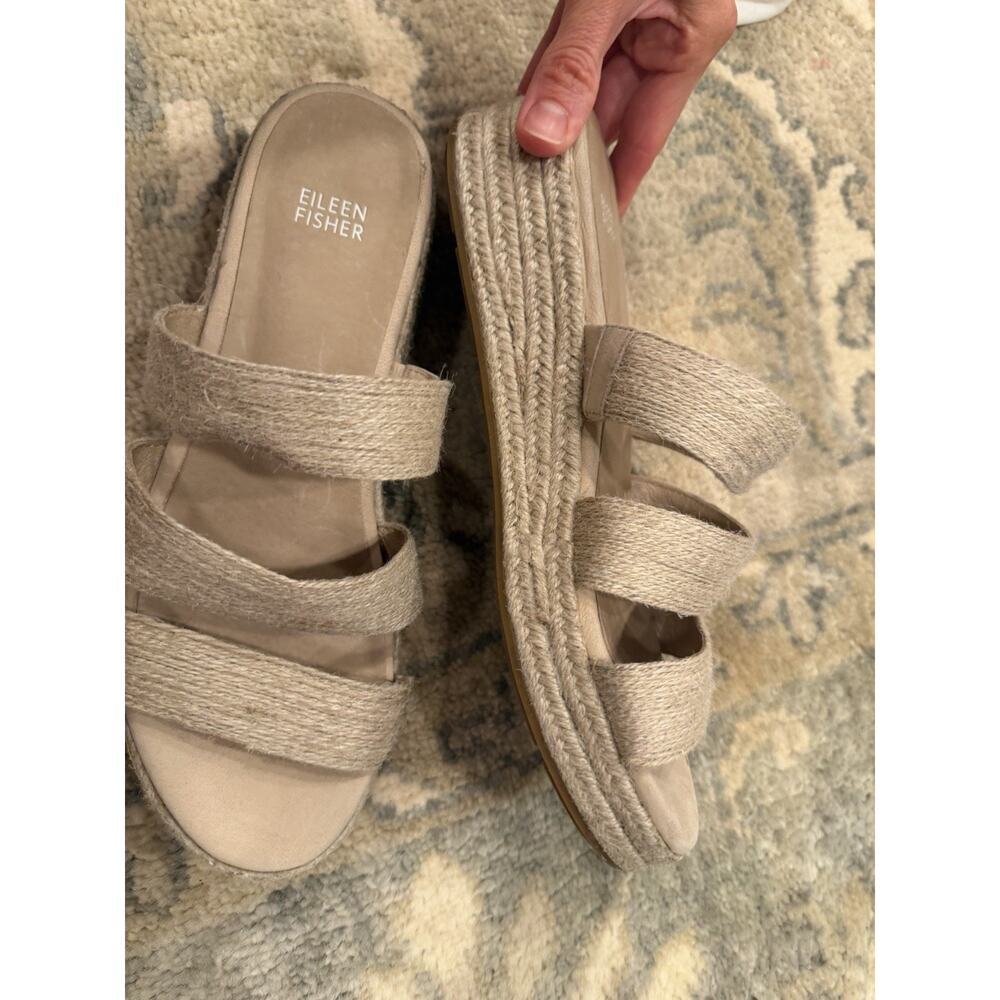 Eileen Fisher Mayla Jute Espadrille Sandal Women's Sz 10 NEW $185 - Picture 8 of 11